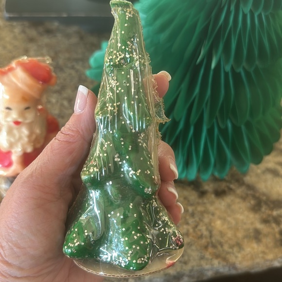 NWT Vintage 1950's Santa & Christmas Tree Gurley Candles - Picture 9 of 9